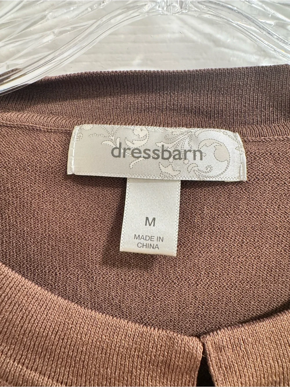 Y2K Dressbarn brown cropped shrug/cardigan